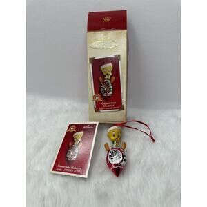 Hallmark Keepsake Ornament Christmas Habitat Tweety Looney Tunes 2002 Vintage
